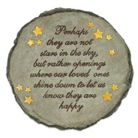 Memorial Stepping Stone: Perhaps They Are Not Stars Memorial Stepping Stone: Perhaps They Are Not Stars